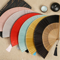 Vintage Folding Fan Oriental Hand Fan Fragrant Fan Decoration Wedding Hand Fan Bamboo Folding Fan