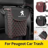 Auto Hanging Trash Can for Peugeot 308 508 5008 301 407 207 106 107 205 406 208 2008 4008 206 307 3008 Waste Bin Storage Bucket