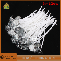 Shao เทียน100pcs สำหรับเทียนทำเคลือบด้วยถั่วเหลืองธรรมชาติทำให้ wicks