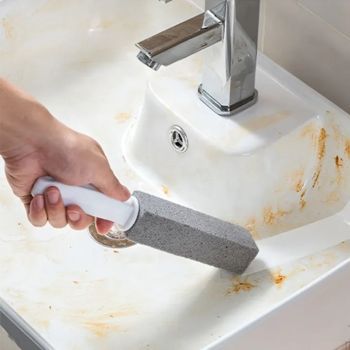 KCG Pumice Cleaning Stone Pumice Sticks with Handle Toilet Bowl Ring