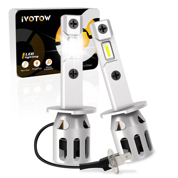 ivotow-2-ชิ้น-40-วัตต์-20000lm-ไฟหน้ารถ-turbo-h1-led-1-1-ขนาดไฟ-mini-โคมไฟ-led-ไฟหน้าหลอดไฟพัดลม-6500-พัน-12-โวลต์-dliqnzmdjasfg