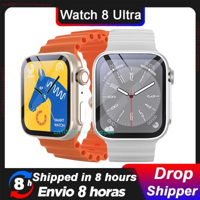 ZZOOI IWO Watch 8 UItra Smart Watch Series 8 Sports IP67 Waterproof Smartwatch Men Women Fitness Tracker Clock Fitness Bracelet Watch