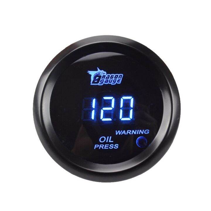 pressure Oil gauge 2 "/52mm Digital oil pressure meter with sensor/auto