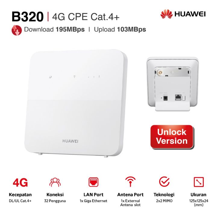 Huawei B Modem Wifi Router Wireless G Cpe S Lte Mbps Wi Fi Mbps Lazada Indonesia