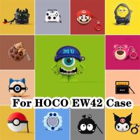 READY STOCK! For HOCO. EW42 Case Cartoon Creative Patterns for HOCO EW42 Casing Soft Earphone Case Cover