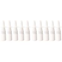 20Pcs 10Ml Spray Bottle Refillable Plastic Mist Nose Nasal Sprayer