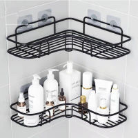 Soap Holder Storage Basket Toilet Bathroom Organizer Shower Shampoo Rack Wall-Mounted Bathroom Shelf