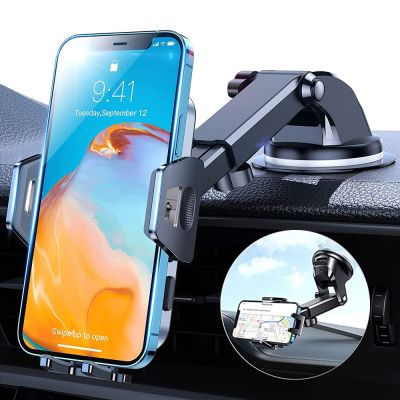 ▥♝ Car Phone Holder Sucker Car Phone Mount Stand GPS Telefon Mobile Cell Support For iPhone 12 11 Pro Max X 7 8 Plus Huawei Xiaomi