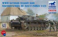 CB35118 Bronco 1/35สงครามโลกครั้งที่สองเยอรมันโจมตี Sturmgeschutz Sdkfz 142 III Ausf E