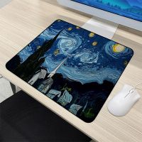 【ATG】 Small Van Gogh ArtMat LaptopAccessories Black Table Mat Gabinete Pc GamerPadMats XL Rug Mousepad