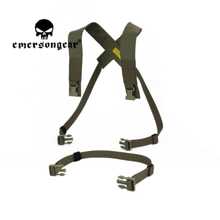 EMERSONGEAR D3CRM Chest Rig Xharness Kit Tactical Vest Back Chest