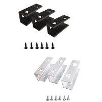 U53 Pcs Metal Under Desk Laptop Holder Mount with Screw,Unde