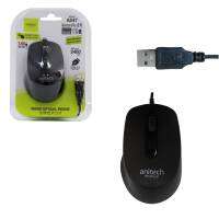 Anitech Wired Mouse A547 เมาส์คลิีกเสียงเงียบ ปุ่มนุ่มไร้เสียงรบกวน