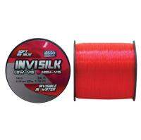 ASSO สายเอ็น - รุ่น INVISILK 1/8LB - สีชมพู - เหนียว นุ่มพิเศษ เคลือบ Fluorocarbon