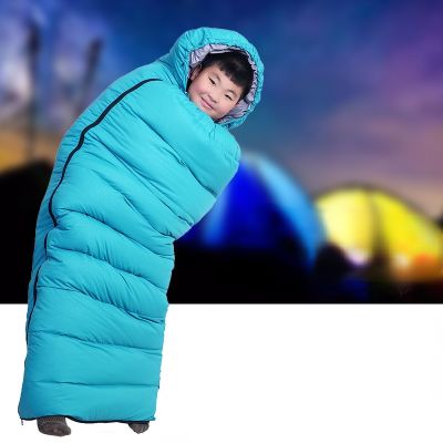 hot！【DT】۩  Childrens Warm Down Filled Adult Mummy Sleeping for Thermal  Kinds of Thickness Camping