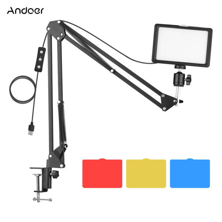 Andoer USB Video Conference Lighting Kit with 1 * LED Video Light 5600K