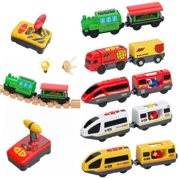 เด็กแบบใหม่-rc-หัวรถจักรรถไฟไฟฟ้ารถไฟแม่เหล็กของเล่นเหล็กหล่อสำหรับเด็กเหมาะสำหรับรถไฟรถไฟของเล่นรางรถไฟไม้