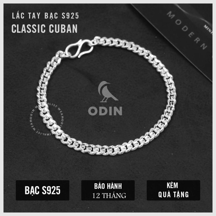 ODIN Classic Cuban - lắc tay bạc s925: Với thiết kế lạ mắt và sang trọng, ODIN Classic Cuban là một lựa chọn hoàn hảo cho những người đàn ông thích phong cách cổ điển nhưng vẫn muốn nổi bật giữa đám đông. Chất liệu bạc S925 đảm bảo sự bền vững của sản phẩm.