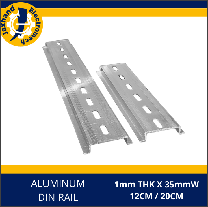 Aluminum Din Rail 12cm / 20cm, 1mmTHK x 35mmW | Lazada PH