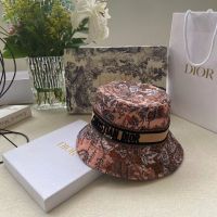 Di or New Fisherman Hat Ladies High-grade Temperament Letter Woven with Visor Hat Western Casual