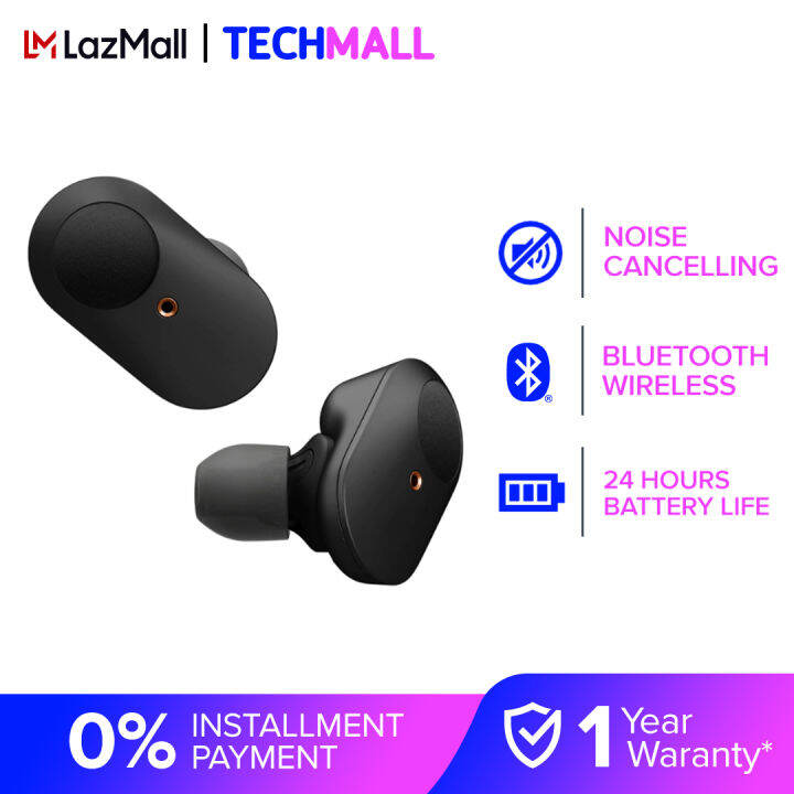SONY WF1000XM3 / WF1000XM3 XM3 Wireless Bluetooth Noise Cancelling In Ear Earbuds with Charging