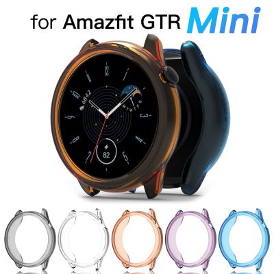 ◙ Etui na Amazfit GTR mini ochraniacz miękkie etui TPU na GTR mini Anti-scratch etui ochronne akcesoria Smartwatch