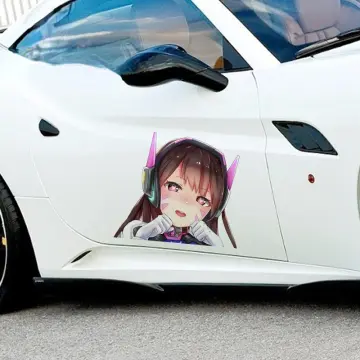 holographic anime car stickersTikTok Search