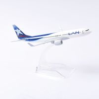 JASON TUTU 16cm Chile LAN Airlines B737 Airplane Model Plane Model Aircraft Diecast Metal 1/400 Scale LAN 737 Planes Dropshippin