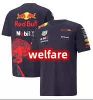 เสื้อแขนสั้นสำหรับผู้ชาย,เสื้อชุดแข่งรถ F1กระทิงแดงแห้งเร็วเสื้อสไตล์เดียวกัน2022