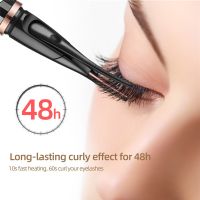 CkeyiN 2 In 1 Electric Heated Eyelash Curler Tools Long Lasting Curl Makeup Tools RB097