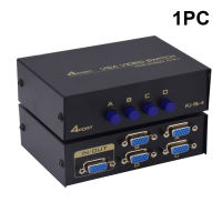 4พอร์ต Plug And Play Displayport USB 2.0 Stable KVM Switch VGA Projector Metal Hub Sharing Selector อุปกรณ์เสริมสำหรับคอมพิวเตอร์