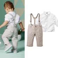 Kids Clothes Boys Suits Toddler Clothing Set Summer Baby Suit Shorts Shirt Children Formal Wedding Party Costume Autumn