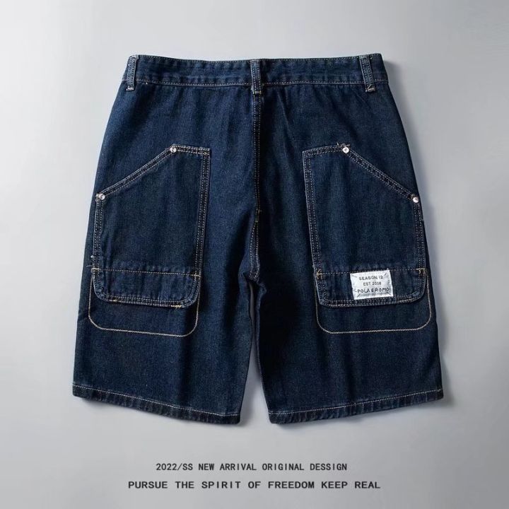 shorts-mens-2022-summer-thin-denim-shorts-mens-outer-wear-loose-straight-trend-tooling-casual-five-point-pants