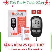 Máy Đo Đường Huyết OG Care TẶNG KÈM 25 Que Thử ,