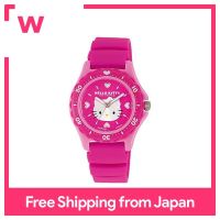 CITIZEN Q &amp; Q นาฬิกาอะนาล็อก Hello Kitty กันน้ำสายยูรีเทนสีชมพู0029N002สุภาพสตรี