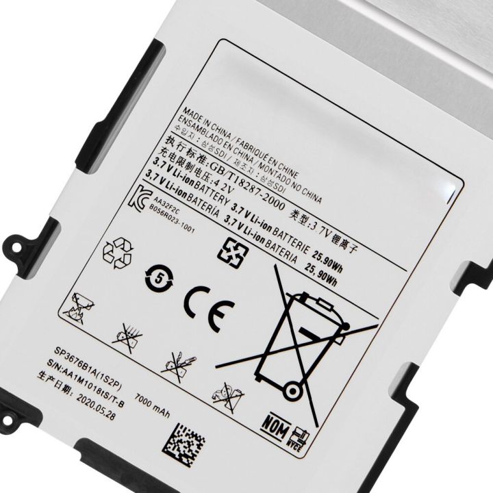 แบตเตอรี่-sp3676b1a-สำหรับ-samsung-galaxy-tab-10-1-s2-10-1-n8000-n8010-n8020-p7510-p7500-p5100-tab-แบตเตอรี่7000mah