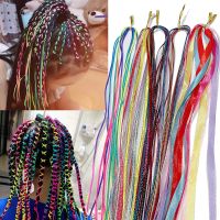 【cw】 12Pcs Kids Styling Hair Tools Accessories Braided Rope Clip Headband Wig Ties Ponytail Holder 90cm