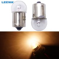 LEEWA 10pcs 1156 BA15S T16 12V 10W Car Clear Glass Lamp Turn Tail Bulb Car Indicator Halogen Lamp CA2723