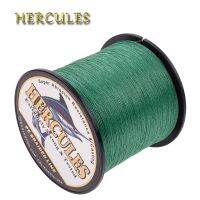 [HOT LIAXLLWISAAZH 534] Hercules Multifilament สายตกปลาสายไฟ4 Strands Braided Wire PE ปลาคาร์พบราซิล100M- 2000M สีเขียว6-100LB อุปกรณ์เสริมกลางแจ้ง