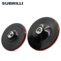 2pcs Polishing Backing Plate Dia. 4-5 Inch 100mm 125mm Rubber Backer Pad Angle Grinder Car Polish Bonnet Self Adhesive Hook Loop