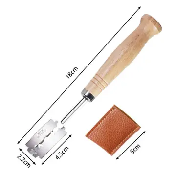 Bread Cutter Bread Lame Bread Scoring Tool Dough Bread Scoring Knife Tool  With 5 Blades & Leather Cover