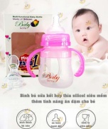 Bình sữa Bình thìa silicon 2 chức năng Baby love - Gb baby 150ml