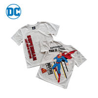 Magic Two Justice League T-Shirt Top Dry Gray เสื้อยืดเด็ก คอกลม ลายจัสติสลีก สีเทา