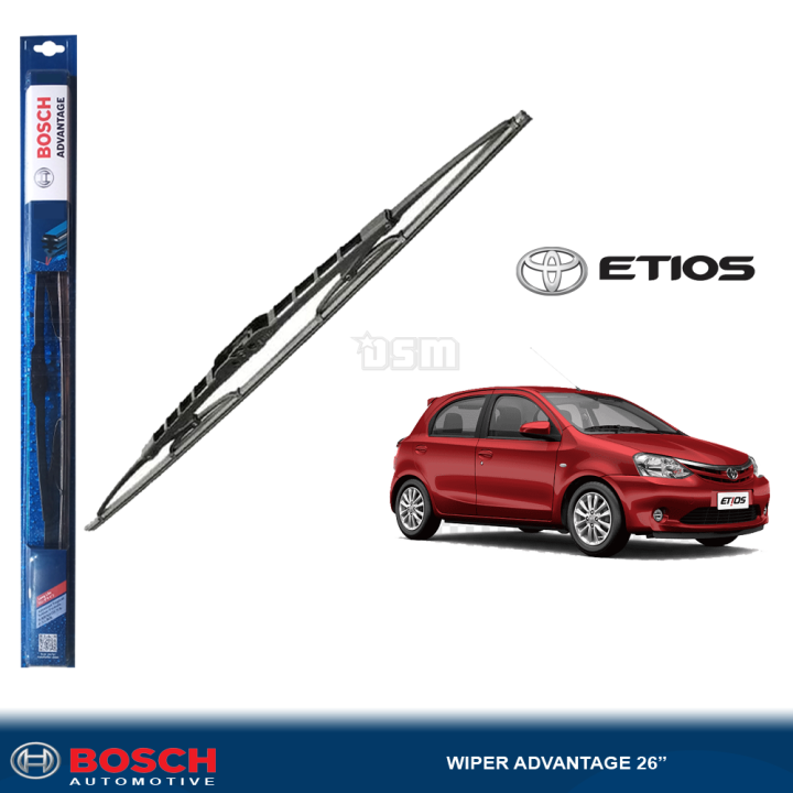 Bosch Advantage / Karet Wiper Mobil Toyota Etios Valco 26" (Kaca Depan