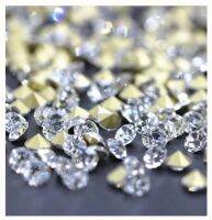 แพคละ 1440 เม็ด/ WHITE CRYSTAL เกรด OPTIMA PREMIUM Rhinestones คริสตัลแท้สีขาวก้นปรอท