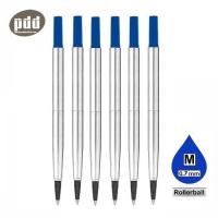 6 ชิ้น ไส้ปากกา โรลเลอร์บอล Parker Style หมึกน้ำเงิน หมึกดำ – 6 pcs Roller ball Pen Refill Medium Point for Parker Style Blue, Black Ink [เครื่องเขียน pendeedee]