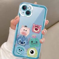 【On Clearance】เคสโทรศัพท์มือถือ ซิลิโคน กันกระแทก ลายน่ารัก แฟชั่น สําหรับ IPhone 11 12 13 Pro MAX X XS MAX XR 6 7 8 Plus