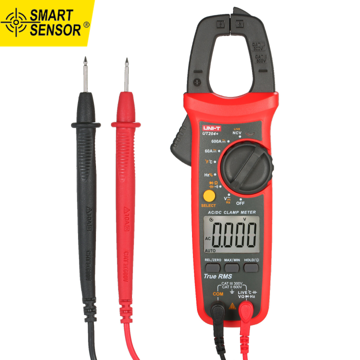 UNIT UT204+ 6000 Counts Digital Clamp Meter True RMS Multimeter Clamp