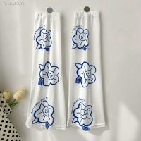 ❦❆ INS Cartoon Flower Ice Sleeve Tide Loose Sun Protection Oversleeve All-Match Summer Driving UV Protection sleeves Female Fishing