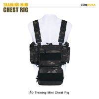 เสื้อ Training Mini Chest Rig ด้านข้างมีช่องสำหรับใส่อุปกรณ์ต่างๆ เช่น แม็กกาซีน, multitool, ไฟฉาย อื่นๆ Update 06/66